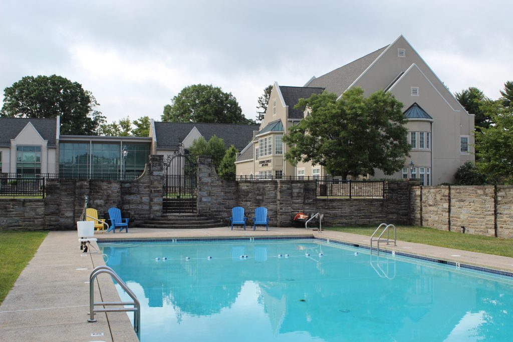 a well kept, safe, and clean pool for summer day camp activities and camper's wellbeing