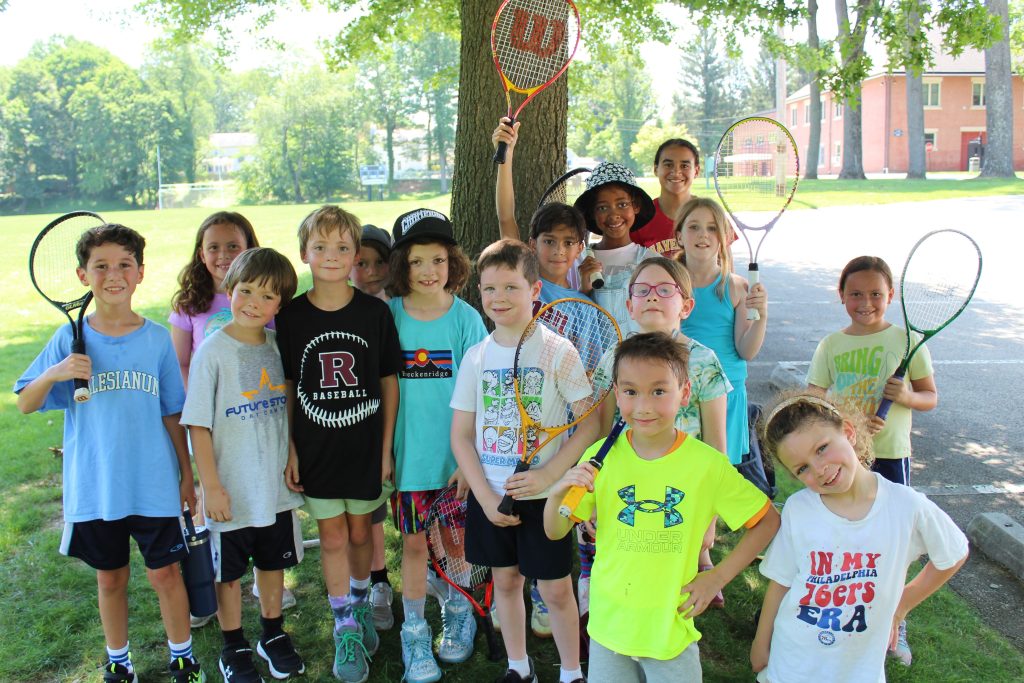 kids posing at their multi-sport camp in PA and NJ